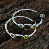 Hua Trilogy Stud Earrings Multicolor for Every Occasion